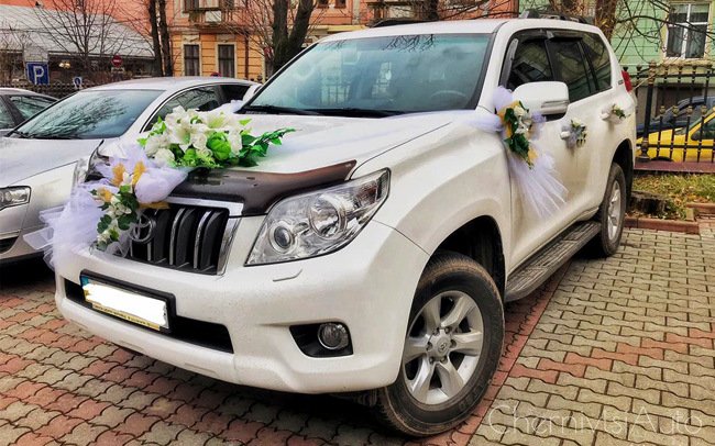 Аренда Toyota Land Cruiser Prado 150 на свадьбу Чернівці